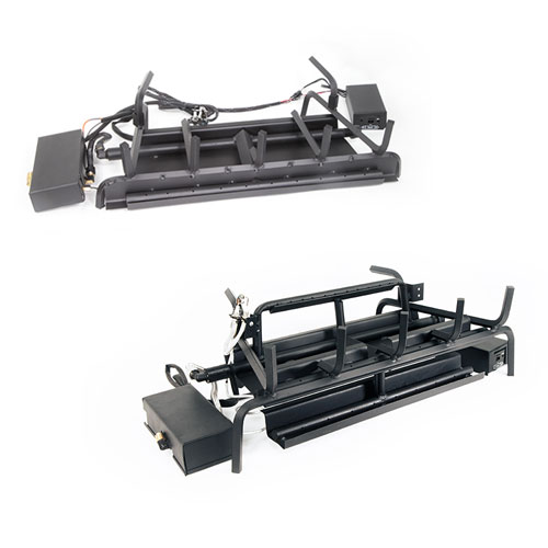 Pilot: On-Demand
Power: 2-D Cell Battery Electronic Ignition
Design: Low Prole Split System
Operations: On/O Remote Operations ONLY
Max Inlet 14” W.C.
Valve: Valve Temp Rating 175°
NG: (NG) 3”-7” W.C. 120,000 BTU’s
LP: (LP) 8”-14” W.C. 140,000 BTU’s
Sizing Chart