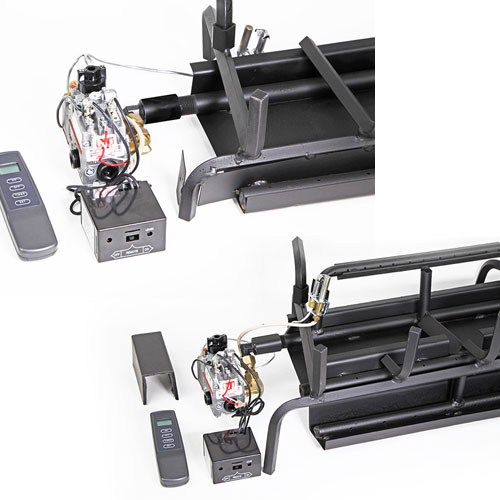 Pilot: Standing Pilot System
Power: Millivolt
Design: Low Prole Side Mount
Operations: On/O Remote or Wall Switch
Max Inlet 14” W.C.
Valve: Valve Temp Rating 175°
NG:(NG) 3”-5” W.C. 70,000 BTU’s
LP:(LP) 8”-12” W.C. 110,000 BTU’s 

Sizing Chart